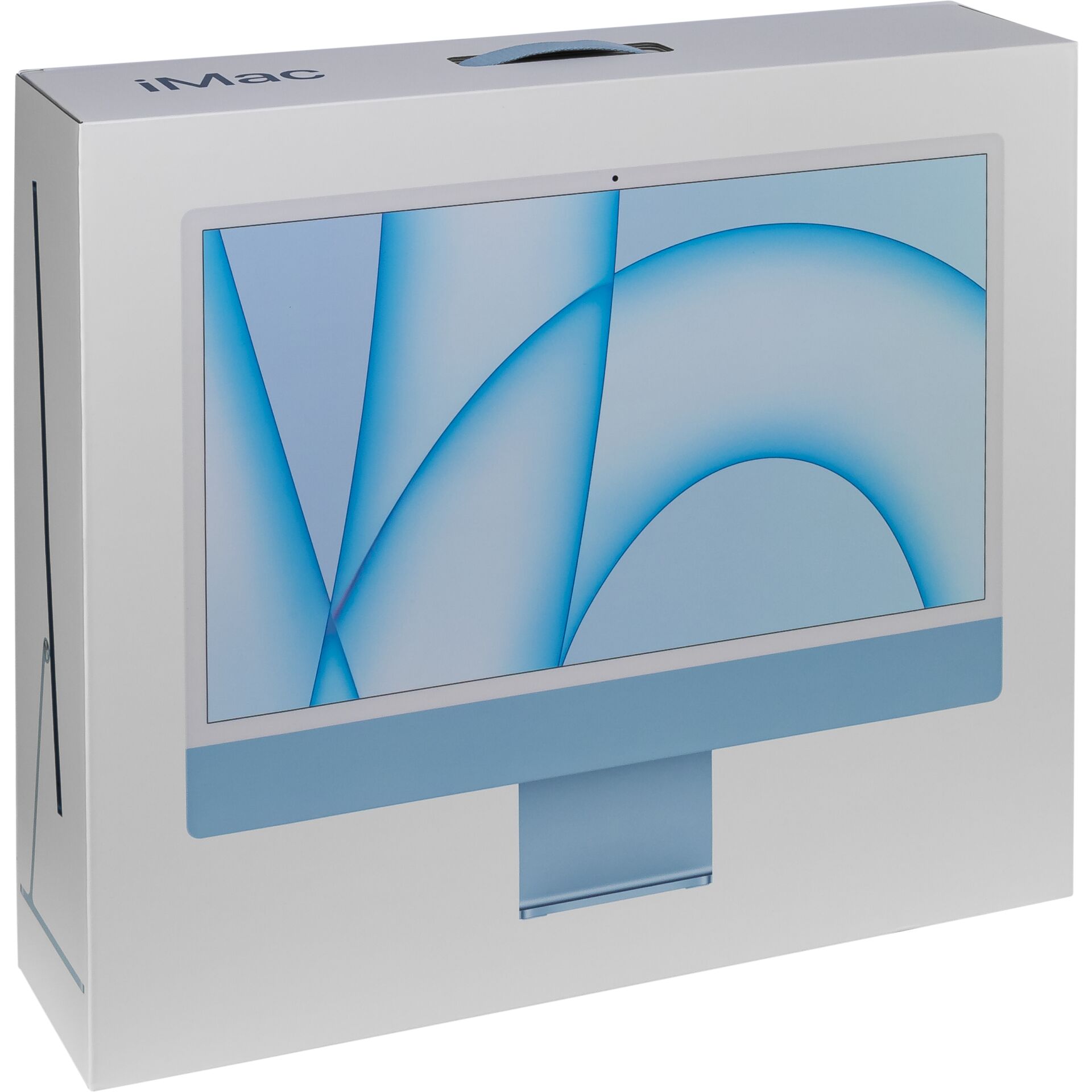 Apple iMac 24 blau, M1 - 8 Core CPU / 8 Core GPU, 8GB RAM, 256GB SSD, 1Gb LAN