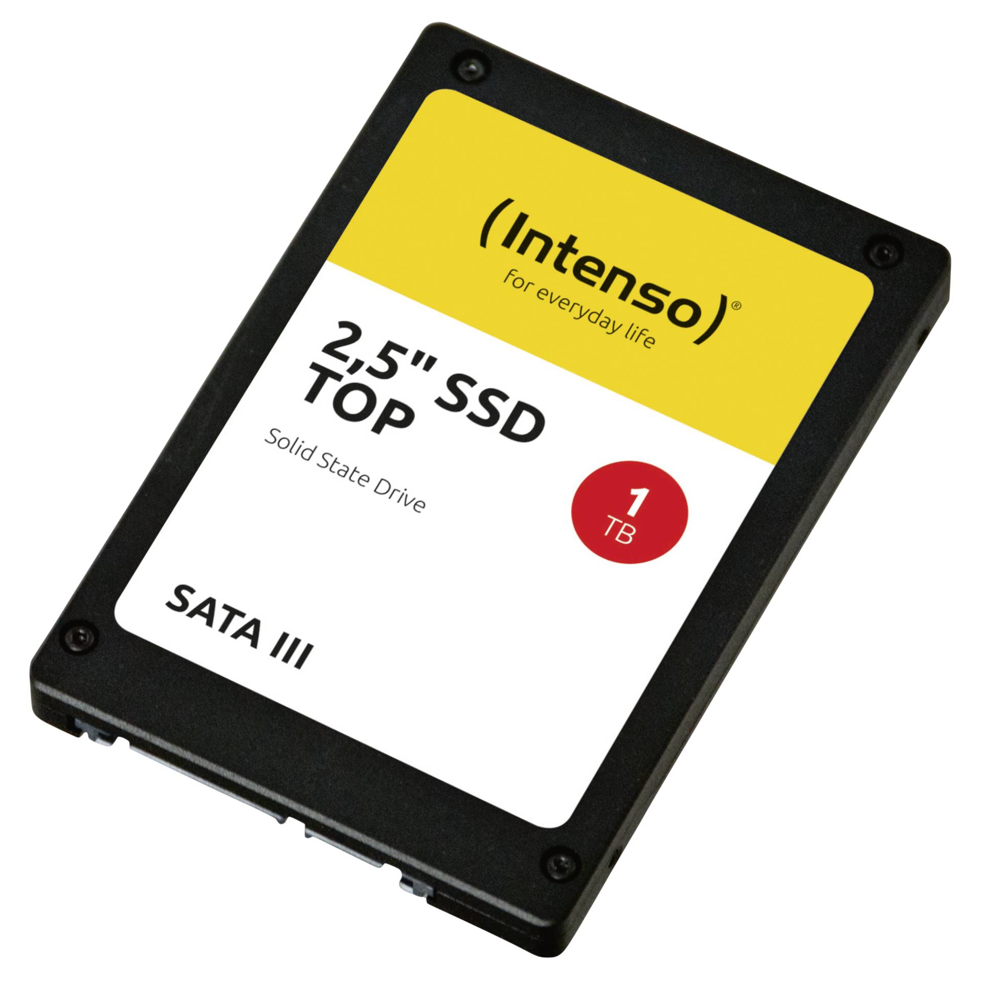 1.0 TB SSD Intenso Top Performance SSD, SATA 6Gb/s, lesen: 520MB/s, schreiben: 500MB/s
