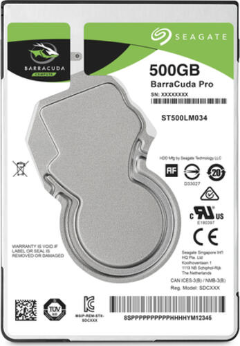 500 GB HDD Seagate BarraCuda Pro Compute-Festplatte