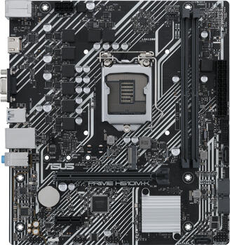 ASUS Prime H510M-K, µATX Mainboard, 2x DDR4, max. 64GB, 1x VGA, 1x HDMI 2.0b