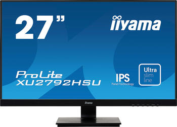 27 Zoll iiyama ProLite XU2792HSU-B1, 68.6cm TFT, 4ms (GtG), 1x VGA (60Hz@1920x1080), 1x HDMI 1.4, 1x DisplayPort