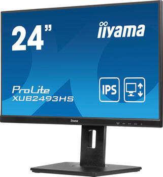 23.8 Zoll iiyama ProLite XUB2493HS-B6, 60.5cm TFT, 0.5ms (GtG), 1x HDMI 1.4