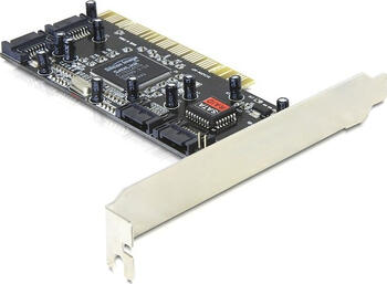 DeLock 4x SATA mit Raid PCI Controller 