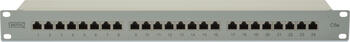 19 Zoll/ 1HE Digitus Professional Patchpanel Cat.5e, 24-Port Grau RAL 7035