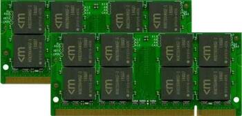 DDR2RAM 2x 2GB DDR2-800 Mushkin Essentials SO-DIMM, CL5-5-5-18 Kit