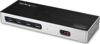 StarTech Dual 4K Monitor Dockingstation mit 6x USB C USB 3.0 Ports