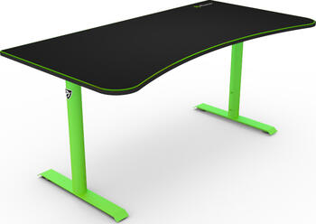 Arozzi Arena Gaming Desk schwarz/grün, Gaming Schreibtisch 