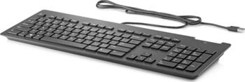 HP Business Slim Smartcard Keyboard, USB 2.0, Layout: DE, Rubber Dome, Tastatur