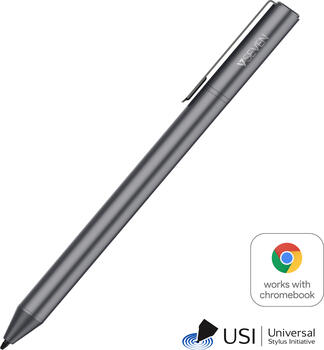 V7 USI Chromebook Active Stylus Pen dunkelgrau 