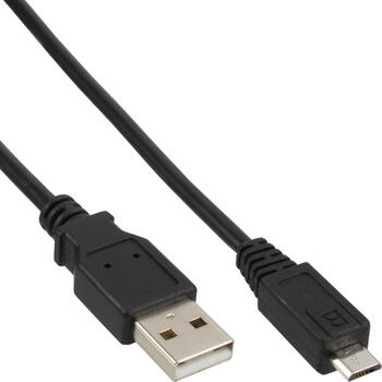 0,5m USB 2.0-Kabel TypA auf TypB micro InLine 