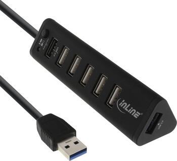 InLine Smart Hub, 7-port, USB 3.0/ 2.0 
