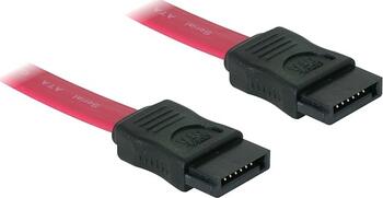 0,3m SATA-Kabel gerade/gerade rot 
