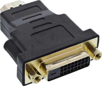 HDMI Stecker auf DVI Buchse Adapter, vergoldete Kontakte 