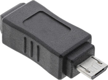 InLine Micro-USB Adapter, Micro-B Stecker an Mini USB 5-pol 
