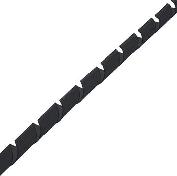 InLine Spiralband Kabelschlauch 10m, schwarz, 25mm 