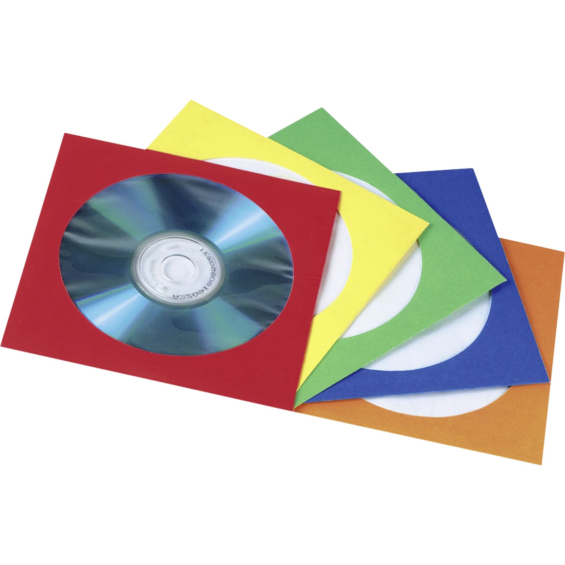 CD/ DVD-Leerhüllen 1-fach Papierhüllen 100er 