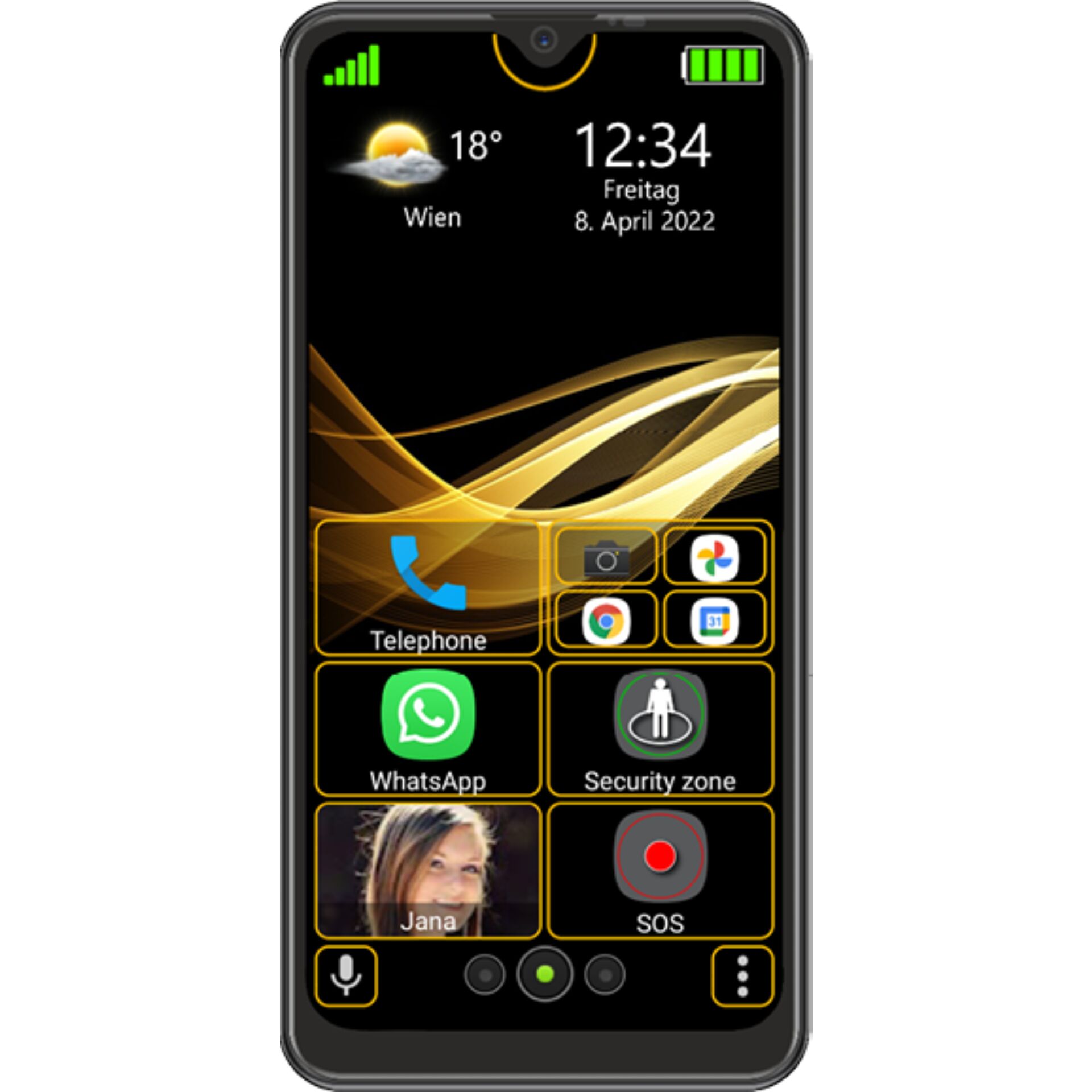 Beafon M6s plus 15,9 cm (6.26) Dual-SIM Android 10.0 4G USB Typ-C 3 GB 32 GB 4000 mAh Schwarz
