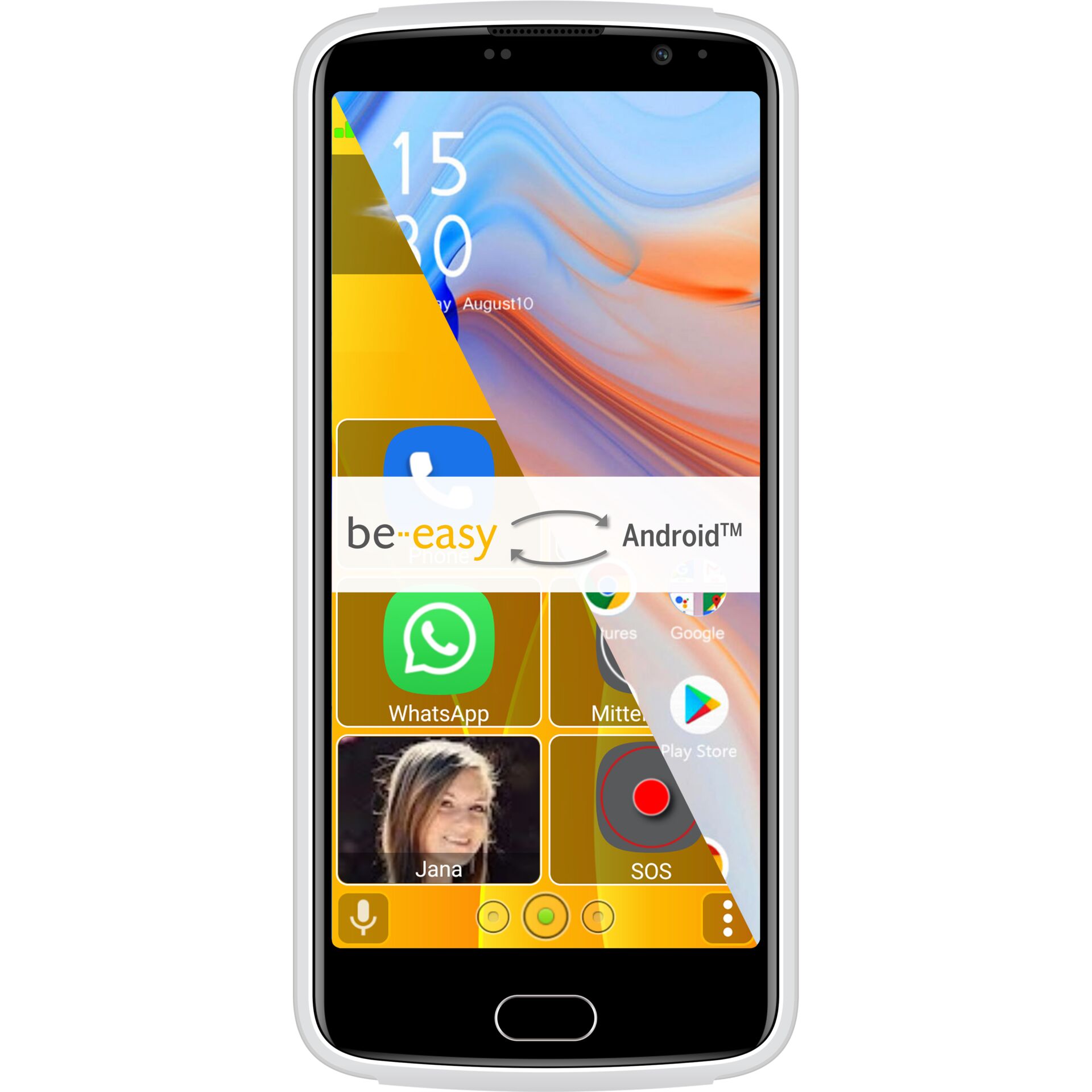 Beafon M7 Lite premium 14 cm (5.5) Single SIM Android 11 4G 3 GB 32 GB 3500 mAh Weiß