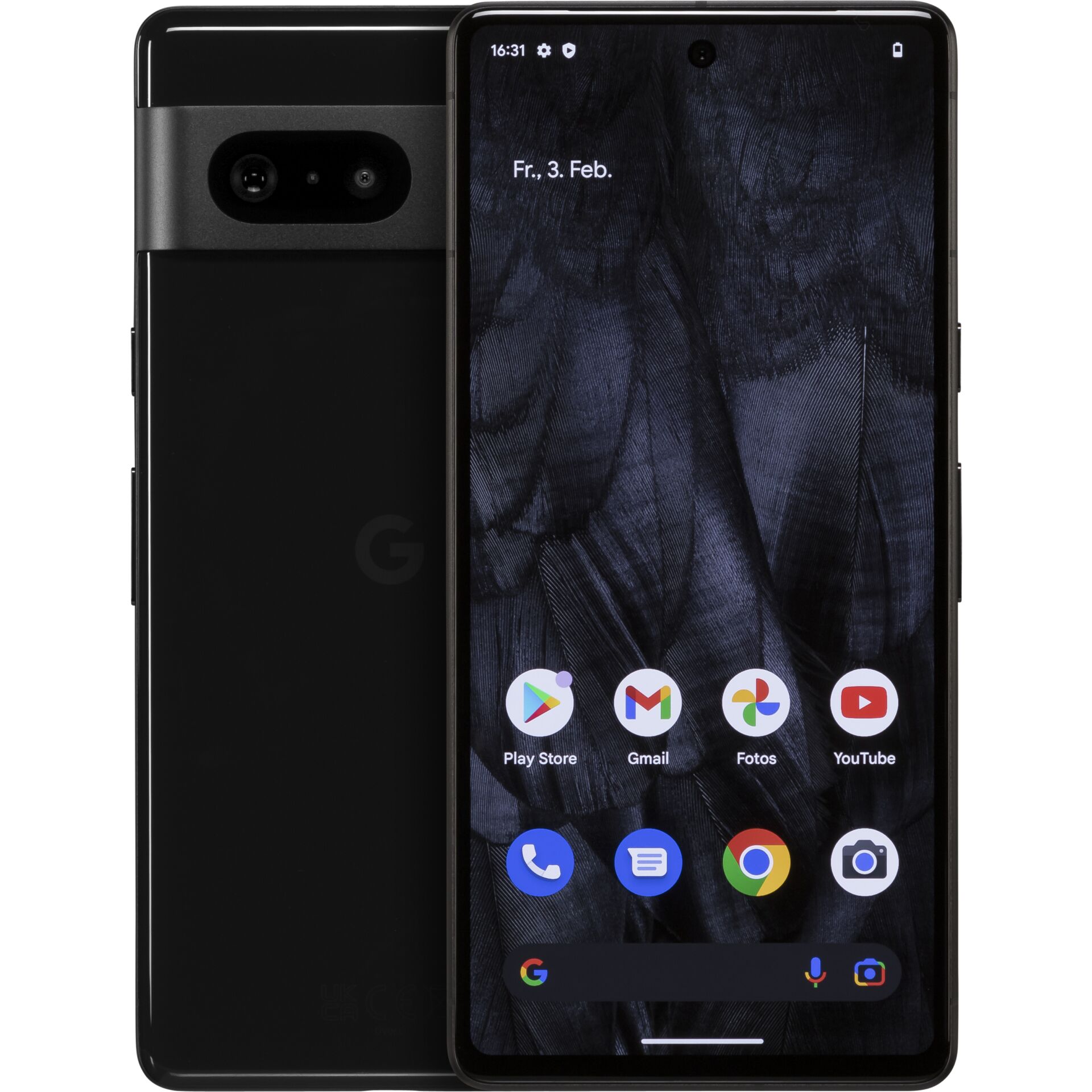 Google Pixel 7 256GB Obsidian, 6.3 Zoll, 50.0MP, 8GB, 256GB, Android Smartphone