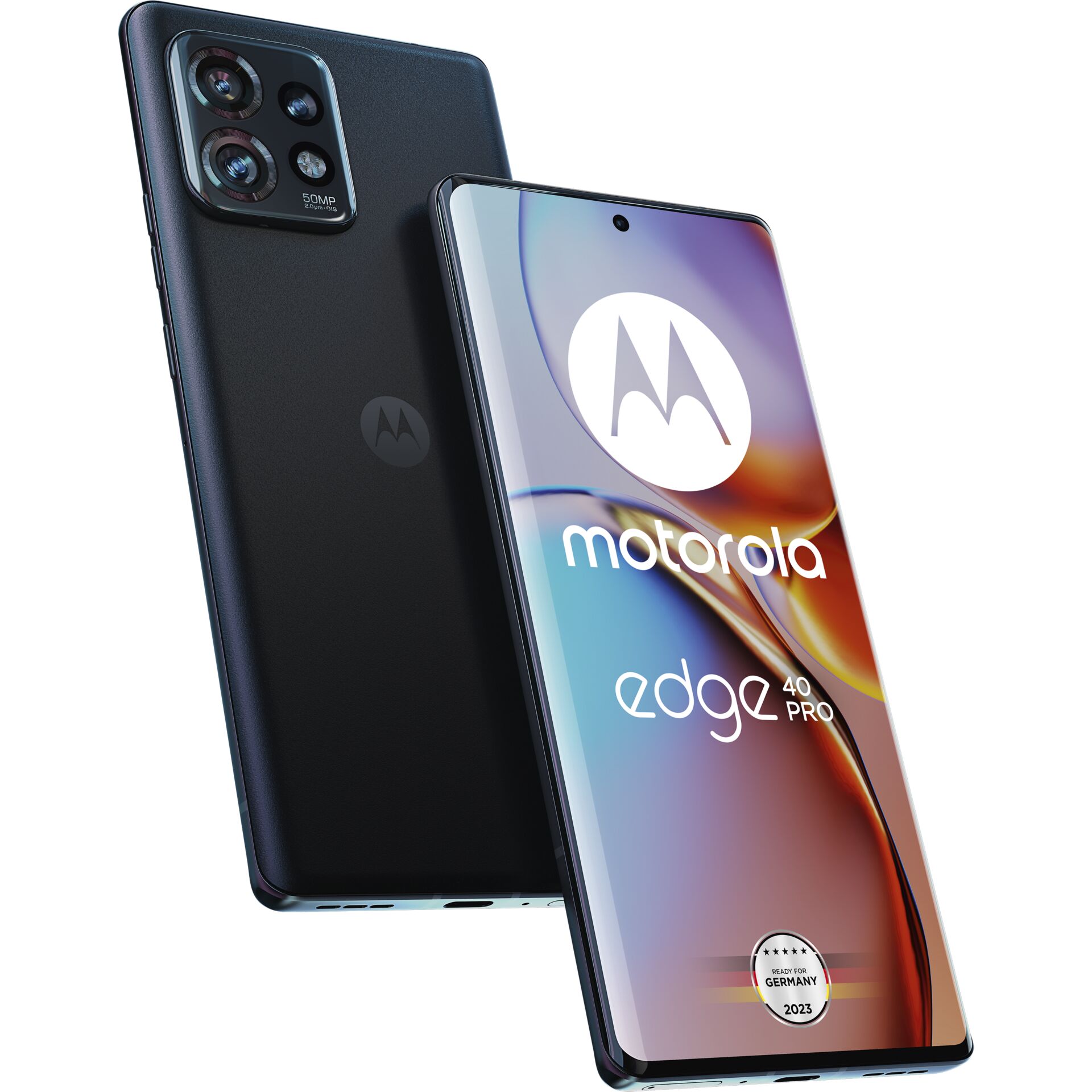 Motorola Edge 40 Pro 16,9 cm (6.67) Dual-SIM Android 13 5G USB Typ-C 12 GB 256 GB 4600 mAh Schwarz
