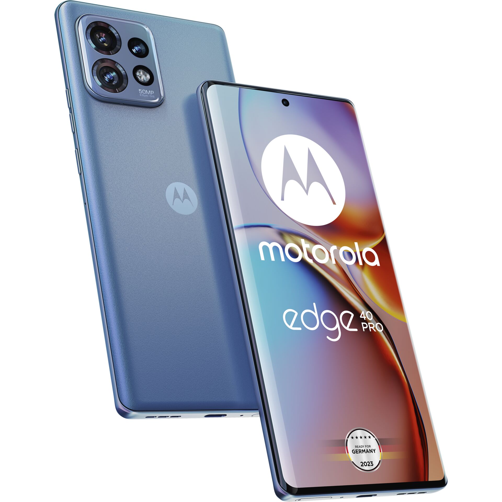 Motorola Edge 40 Pro 16,9 cm (6.67) Dual-SIM Android 13 5G USB Typ-C 12 GB 256 GB 4600 mAh Blau