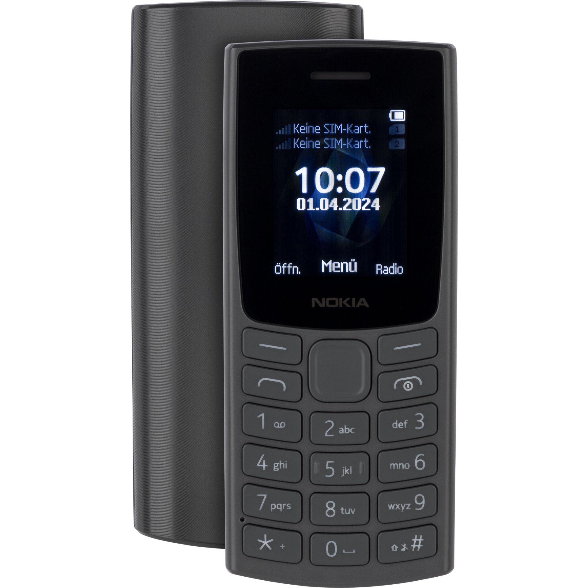 Nokia 105 4,57 cm (1.8) 78,7 g Schwarz Funktionstelefon