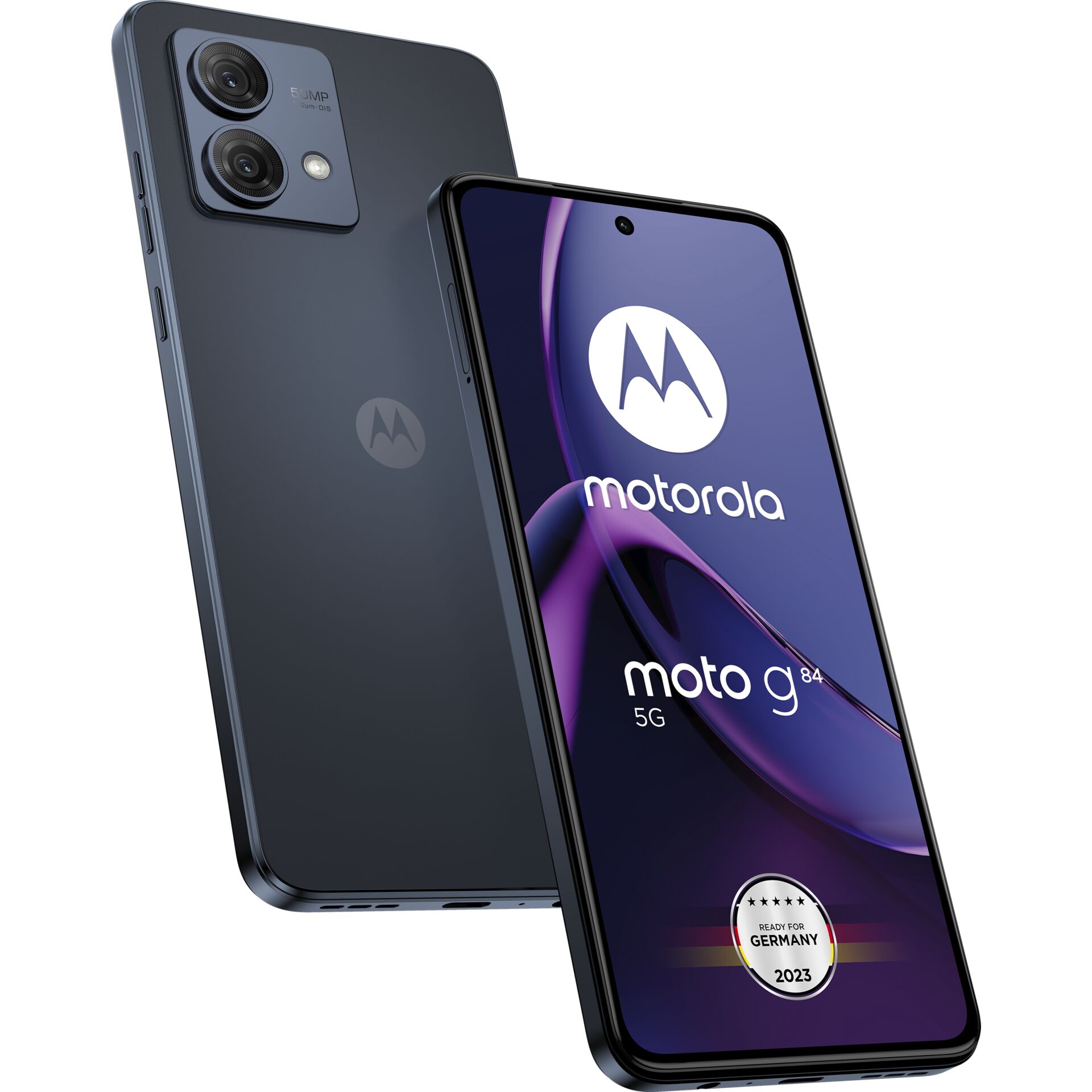 Motorola Moto G Moto G84 16,6 cm (6.55) Hybride Dual-SIM Android 13 5G USB Typ-C 12 GB 256 GB 5000 mAh Blau