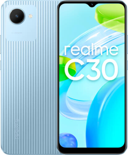 realme C30 16,5 cm (6.5) Dual-SIM Android 11 4G Mikro-USB 3 GB 32 GB 5000 mAh Blau