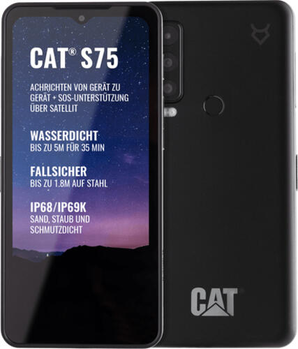 CAT S75 16,7 cm (6.58) Android 12 5G 6 GB 128 GB 5000 mAh Schwarz