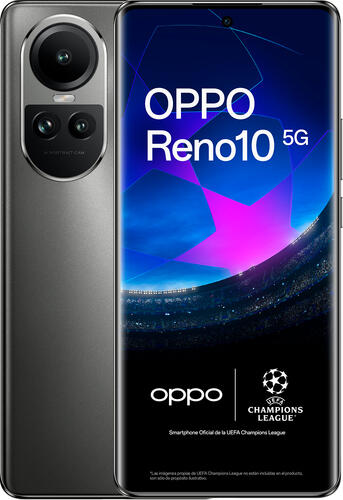 OPPO Reno 10 5G 17 cm (6.7) Dual-SIM Android 13 USB Typ-C 8 GB 256 GB 5000 mAh Grau, Silber