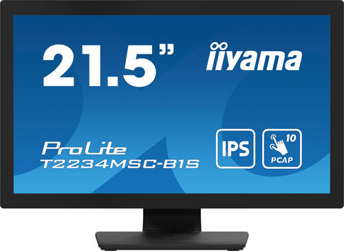 iiyama ProLite T2234MSC-B1S Computerbildschirm 54,6 cm (21.5) 1920 x 1080 Pixel Full HD Touchscreen Schwarz