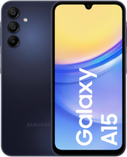 Samsung Galaxy SM-A155F 16,5 cm (6.5) Hybride Dual-SIM Android 14 4G USB Typ-C 4 GB 128 GB 5000 mAh Schwarz, Blau