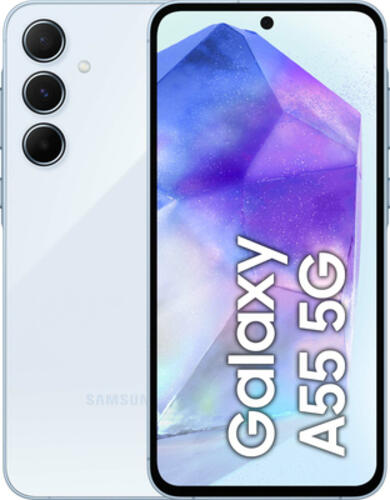 Samsung Galaxy A55 5G 16,8 cm (6.6) Hybride Dual-SIM Android 14 USB Typ-C 8 GB 128 GB 5000 mAh Blau