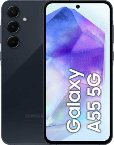 Samsung Galaxy A55 5G 16,8 cm (6.6) Hybride Dual-SIM Android 14 USB Typ-C 8 GB 256 GB 5000 mAh Navy