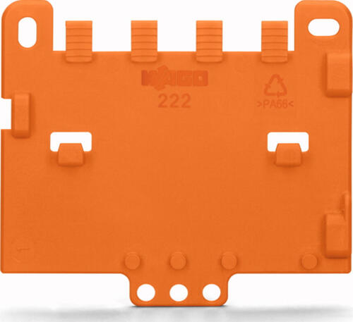 Wago 222-505 Montage-Kit Orange