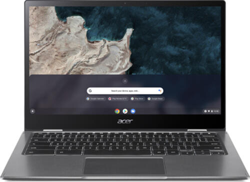 Acer Chromebook R841T-S512 33,8 cm (13.3) Touchscreen Full HD Qualcomm Kryo 468 4 GB LPDDR4x-SDRAM 64 GB Flash Wi-Fi 5 (802.11ac) ChromeOS Grau