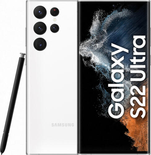 Samsung Galaxy S22 Ultra SM-S908B 17,3 cm (6.8) Dual-SIM Android 12 5G USB Typ-C 12 GB 512 GB 5000 mAh Weiß
