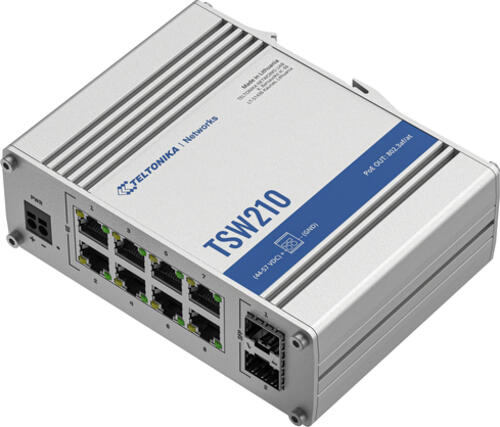 Teltonika TSW210 Netzwerk-Switch Unmanaged Gigabit Ethernet (10/100/1000) Aluminium