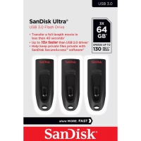 64 GB SanDisk Ultra schwarz USB-Stick,