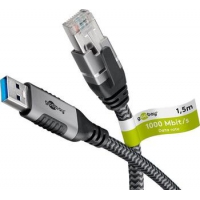 1,5m Ethernet-Kabel, USB-A 3.0