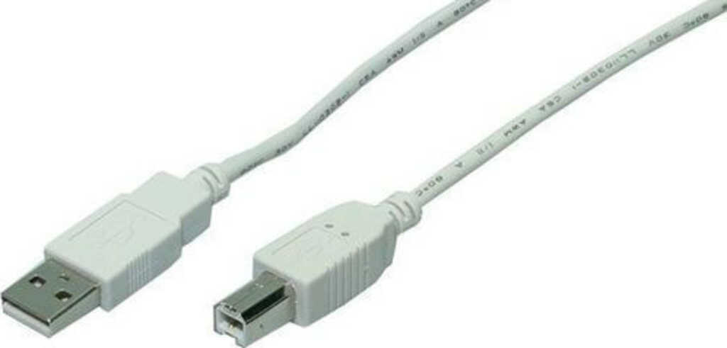 1 8m LogiLink USB A 2 0 USB B 2 0 stecker stecker günstig bei