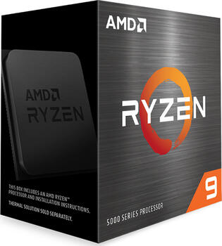 AMD Ryzen 9 5950X, 16C/32T, 3.40-4.90GHz, BOX ohne Kühler