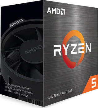AMD Ryzen 5 5600X, 6C/12T, 3.70-4.60GHz, boxed Vermeer CPU