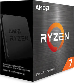 AMD Ryzen 7 5700, 8C/16T, 3.70-4.60GHz, boxed, Sockel AMD AM4 (PGA1331), Cezanne CPU