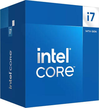 Intel Core i7-14700, 8C+12c/28T, 2.00-5.40GHz, boxed, Sockel Intel 1700 (LGA1700), Socket V, Raptor Lake-S CPU