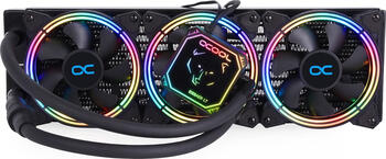 Alphacool Eisbaer LT360 Aurora Digital RGB Komplett-Wasserkühlung, 3x 120mm, 800-2000rpm, 104.49m³/h