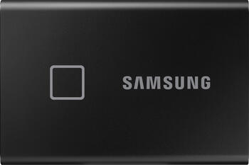 1.0 TB SSD Samsung Portable T7 Touch schwarz, 1x USB-C 3.1 mit Fingerprint-Reader