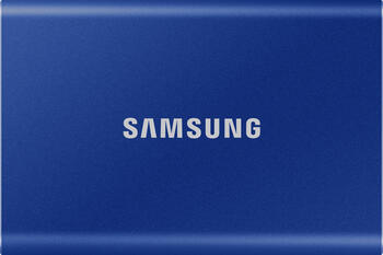 500GB SSD Samsung Portable T7 blau externe SSD, 1x USB-C 3.1