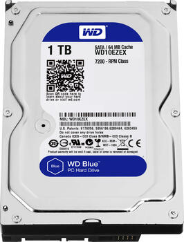 1.0 TB HDD WD Caviar Blue SATA 6Gb/s-Festplatte 