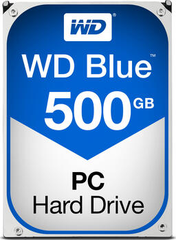 500 GB HDD WD Blue, SATA 6Gb/s-Festplatte 